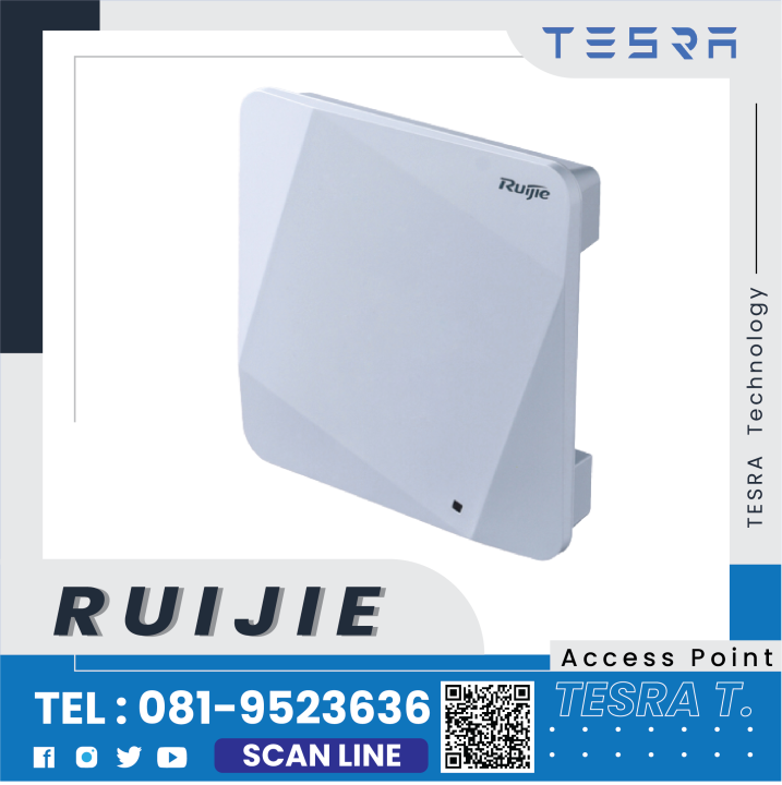 Ruijie RGAP840I Wireless Access Point AX 4x4 MIMO, 5.2Gbps,3 Port