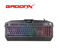 GADONX GK-8730 คีย์บอร์ดเกมมิ่งมีไฟ ERGONOMIC Colorful Backlight Gaming Keyboard