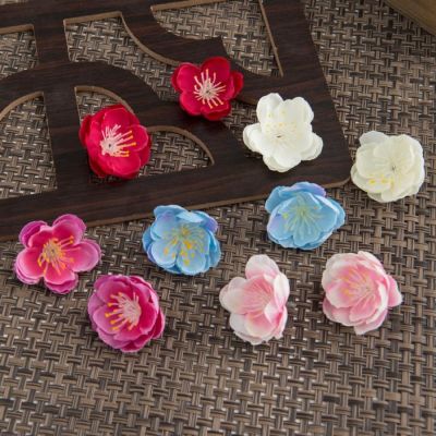 【cw】 50Pcs SilkBlossoms WeddingCraftsWreaths HomeDiy Scrapbooking GiftsArtificial Flowers 【hot】