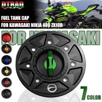 ❖☒ฝาครอบถังแก๊สฝาปิดถังน้ำมันสำหรับ KAWASAKI NINJA 400 650 250 Z650 Z900 ZX6R ZX10R/RR ZX 6R 10R อุปกรณ์เสริม RR