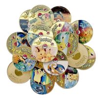 2022 Pokemon Anime Gold Plated Gold Coin Game Commemorative Coin Pikachu Gold Coin Game Collection Pokemon Cards Christmas