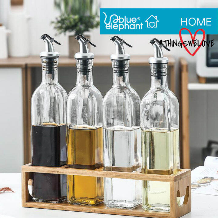 500ml Oil Bottle Dispenser Botol Minyak Masak Glass Dispenser Cruet