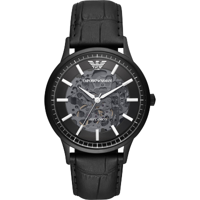Emporio Armani นาฬิกาซามูไรสีดำ,นาฬิกากลไกกีฬาสำหรับผู้ชาย AR60042