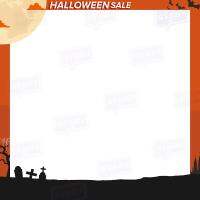 START WORK กรอบปกสินค้า กรอบสินค้า ทำให้สินค้าคุณดูเด่นขึ้นมาทันที FRAME TEMPLATE HALLOWEEN (T)