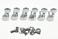 Quality Lefty Chrome Wilkinson E-Z LOK Post Guitar Tuners Tuning Keys Left Machine Heads