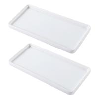 Tray Bathroom Jewelry Ceramic Dish Vanity Trays Organizer Holder Storage White Soap Plate Porcelain Towel Bathtub Ring Serving