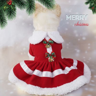 Christmas Dog Dresses For Small Dogs Clothes Summer Christmas Cosplay Cat Pet Dress Xmas Fancy Princess Puppy Dress Cat Clothing