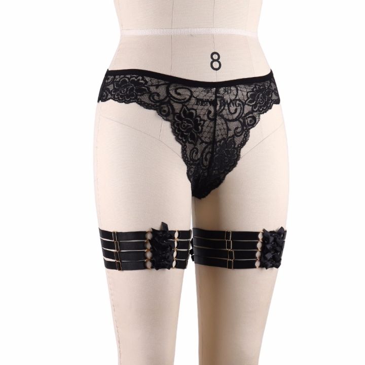 yf-2-designs-leg-garter-straps-elastic-thigh-stockings-metal-goth-harness-garters-p0133