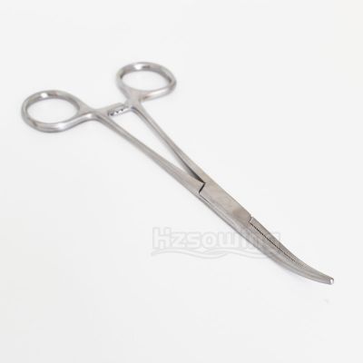 【YF】 Hemostatic Clamp Forceps Surgical Basics Tools Needle Holder Elbow Straight Dentist Use
