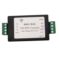 【✴COD✴】 122cc store ตัวควบคุมไฟ Led สายไฟตกแต่ง H801สำหรับแถบไฟ Led Rgbw เทปไฟอินพุต Dc5-24v; 4ch * เอาต์พุต4a