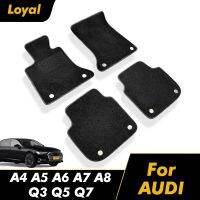 Loyal Brand Carpet Floor Mat For Audi A4L A6L A7 A8 Q5 Q7 Premium Quality Auto Carpet Mats Custom-Made Floor Liners Foot Pad