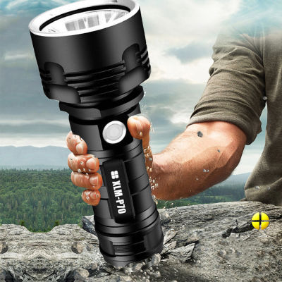 LED Flashlight YB007 XHP70 Super Powerful XM-L2 Tactical Torch USB Rechargeable Linterna Waterproof Lamp Ultra Brigh Lantern.
