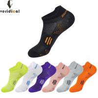 【jw】┇  5 Pairs Sport Ankle No Show Socks Men Color Cotton Striped Mesh BreathableDeodorantInvisible Outdoor