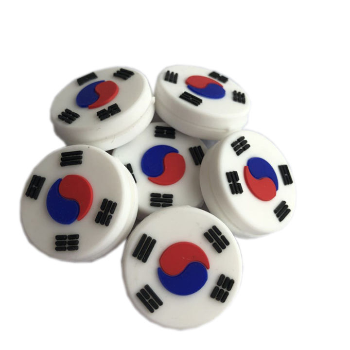 100pcs-ขายส่ง-south-korea-ธงชาติเทนนิสการสั่นสะเทือน-dampeners-ไม้เทนนิส-damper-เทนนิส-racquet-โช้คอัพ