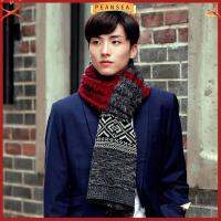 PEANSEA Gifts Soft Cashmere Warm Mens Scarves Autumn Winter