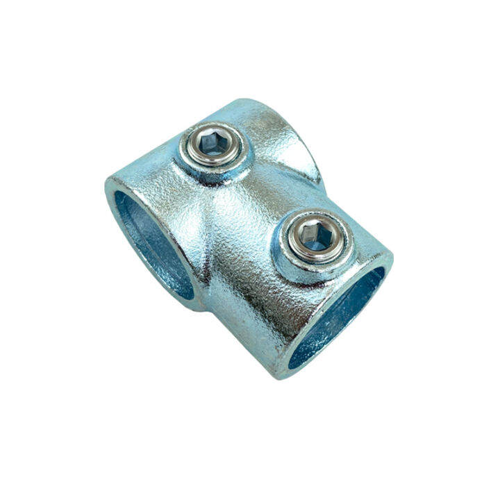 20mm quartered galvanized steel pipe connector round pipe iron pipe
