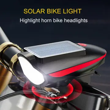 Best solar best sale powered bike light