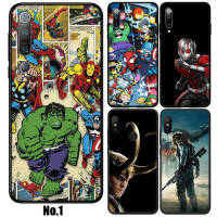 28XVV Marvel Hero Avengers อ่อนนุ่ม High Quality ซิลิโคน TPU Phone เคสโทรศัพท์ ปก หรับ Xiaomi Mi 12 12X 11i 11 9 8 CC9E 11T 10T 9T A1 A2 5X 6X A3 Lite Pro