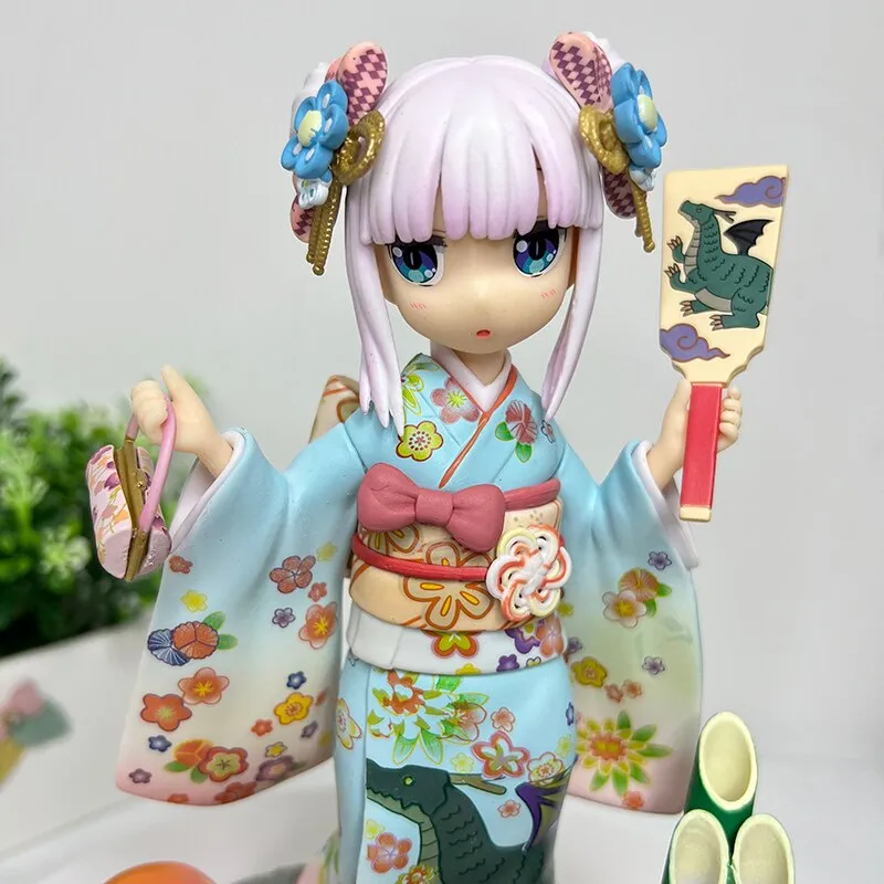 Miss Kobayashi's Dragon Maid Anime Figure Kanna Kamui 1/6 Scale Action Figure  Toys Kanna Backpack Girl Figurine Model Doll Gift | Lazada