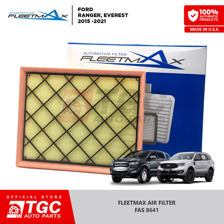 Fleetmax Air Filter / Air Cleaner FORD RANGER, EVEREST 2015 -2021 ...