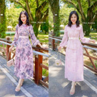 LD070, LD071-Collection- เดรสยาว(มีแขน) (Nokkydressy)