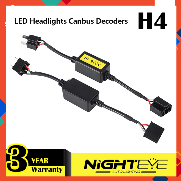 LED Decoders, 2Pcs Car LED Decoders for H7 Headlight Anti Hyper Flash No  Error Load Resistor Wiring Headlight Decoder Canbus H7 led decoder h7