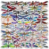 10/53PCS Colorful Dragonfly Cartoon Stickers Aesthetic Diary DIY Journal Planner Scrapbooking Album Decoration Girls Sticker