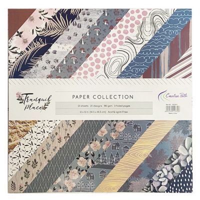 【YF】₪  Path 305x305mm 12 Inch Scrapbooking Papers 20 Sheets Crafts Designer Pattern Pack Background Decoration Journaling