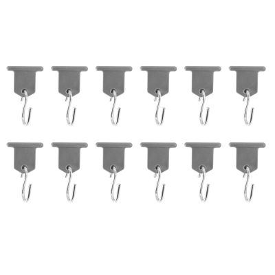 12PCS Camping Awning Hooks RV Awning Hangers Hooks RV Party Light Hangers for Christmas Party Caravan Travel Trailer