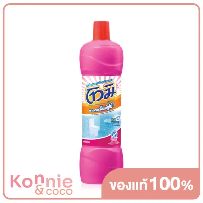 Tomi Bathroom Cleaner Bottle Pink Sakura 850ml โทมิ ผลิตภัณฑ์ทำความสะอาดห้องน้ำ กลิ่นพิงค์ซากุระ