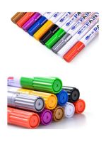 Zhongbai alcohol-resistant paint pen white SP189 touch-up DIY album graffiti note number tire gold