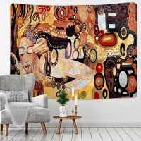 Mosaic Murals Tapestry Wall Hanging Bohemian Beach Mat Polyester Blanket Yoga Mat Home Bedroom Art Carpet