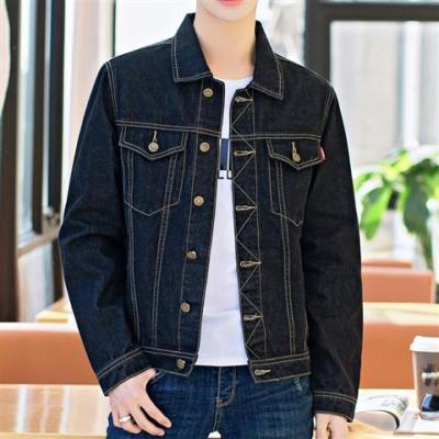 Valazo 2020 คนใหม่ของแจ็คเก็ตผ้าเดนิมหลวมแจ็คเก็ตฤดูหนาวเทรนด์เกาหลีเสื้อแจ็คเก็ตนักเรียนชาย