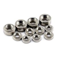 10 Buah 304 Baja Tahan Karat CLS Self-clinching Nut Press Insert Rivet Nut M2 M2.5 M3 M4 M5 M6 M8 Nutsert Rivnut Slab 0.8-3.2Mm