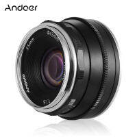 Andoer 35มม.F1.6คู่มือเลนส์โฟกัสขนาดใหญ่เข้ากันได้กับFujifilm Fuji X-A1/X-A10/X-A2/X-A3/X-AT/X-M1/X-M2/X-T1/X-T10/X-T2/X-T20/X-Pro1/X-Pro2/X-E1/X-E2/X-E2s FX-Mount Mirrorlessกล้อง