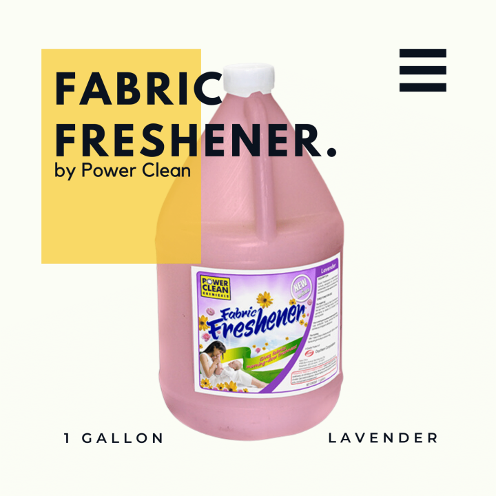 PowerClean Fabric Freshener Lavender In 1 Gallon Bottle | Lazada PH