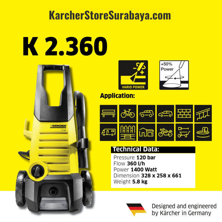 Karcher K2.360 jet washer Lazada Indonesia
