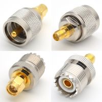 1pcs UHF SL16 to SMA Male Plug Female Jack RF Coaxial Adapter Connector Wire Terminals Straight Brass Electrical Connectors