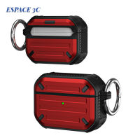 Espace หูฟังกรณีน้ำหนักเบากันกระแทกฝาครอบป้องกันเชลล์กับ Carabiner เข้ากันได้สำหรับ Airpods Pro2