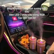 Máy khuếch tán phun sương tinh dầu Ô tô Mớikhử mùi máy xông tinh dầu ô tô