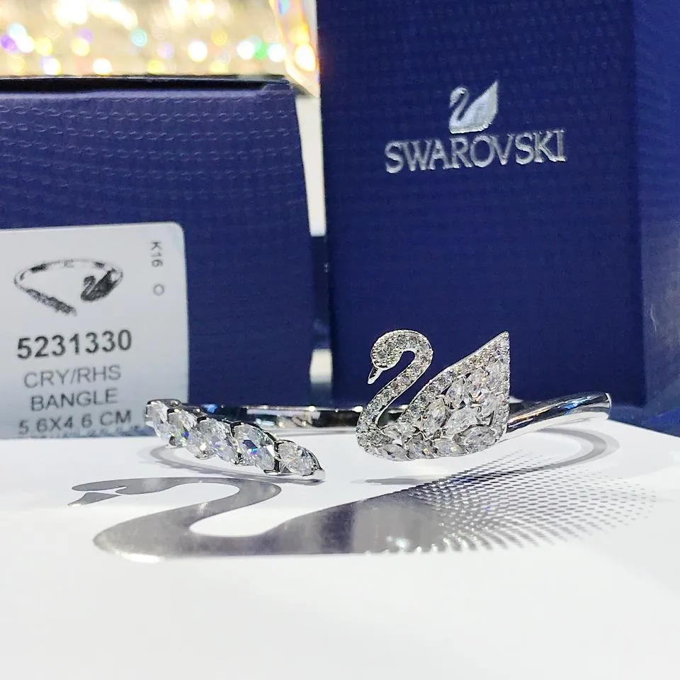 Swarovski swan deals lake bangle