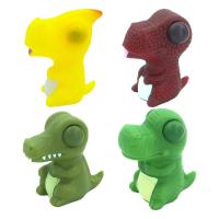Dinosaur Squeeze Toy 4 Pieces Pop out Fidget Toys Fun Decompression Dinosaur Fidget Toys Stress Relief Poping Eyes Toys Christmas Halloween Party Supplies handy