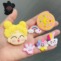 ✚ 1PCS PVC Japan Anime Fridge Magnets Kawaii Girl Rainbow Refrigerator Magnetic Sticker Kids Gifts Stationery Toys Souvenir Gifts