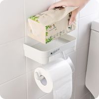 wall adhesive sanitary napkin holder toilet roll paper boxes