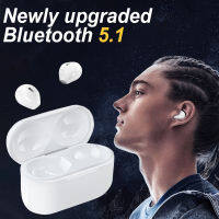 TWS Wireless lnvisible Bluetooth Headphones Mini Semi-In-Ear Earbuds x6 Noise Reduction Sports Headset Touch Gaming Earphones