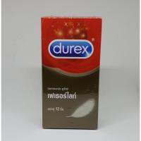 Durex ดูเร็กซ์ เฟเธอร์ไลท์ ถุงยางอนามัย ขนาด 52.5 มม (1กล่องบรรจุ12 ชิ้น)