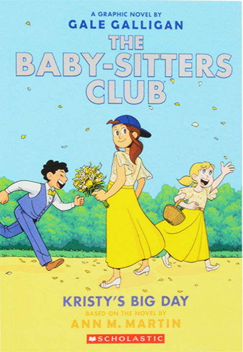 original-english-version-of-the-baby-sitters-club-6-cute-nanny-club-full-color-cartoon-picture-book-childrens-extracurricular-reading-story-book