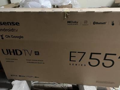 Hisense Smart TV 55นิ้ว (55A7100F) 4K Smart   Defect   มีตําหนิ กล่องไม่ตรงรุ้น