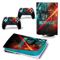 Battlefield 2042 PS5 Disk Digital Editon Decal Skin Sticker For PS5 Console And Two Controllers สติ๊กเกอร์ไวนิล