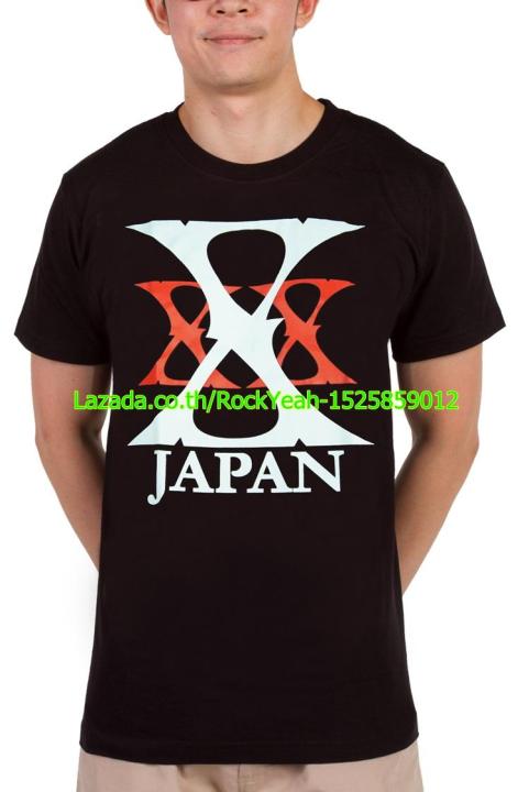เสื้อวง-x-japan-เสื้อผ้าแฟชั่น-rock-เอกซ์เจแปน-ไซส์ยุโรป-rcm1150
